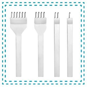 SET TENEDOR PERFORADOR DE CUERO MARCAPUNTADAS 4MM