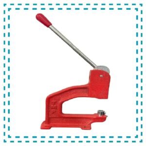 MAQUINA COLOCAR BROCHES DOBLE FUNCION ROJA