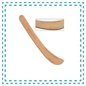 REGLA DE COSTURA MDF CURVA VARIABLE 58 X 5CM